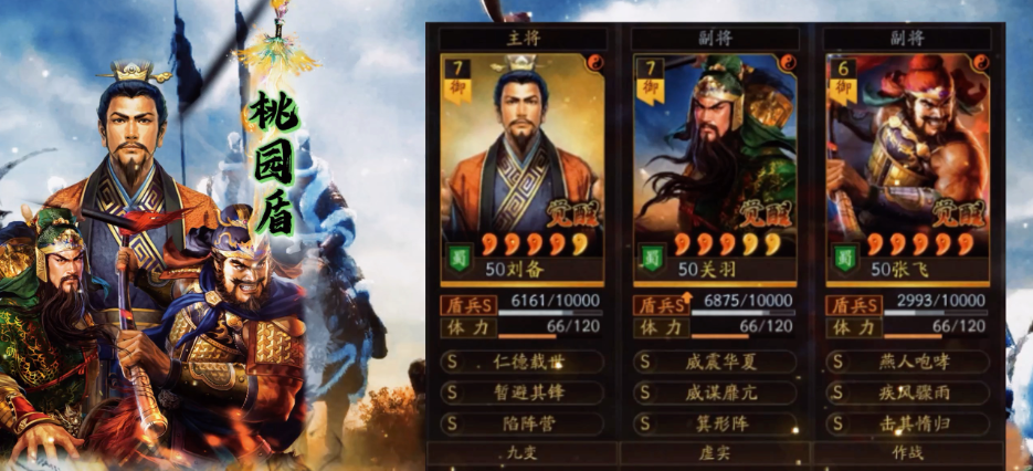 三国志战略版刘备张飞关羽什么兵