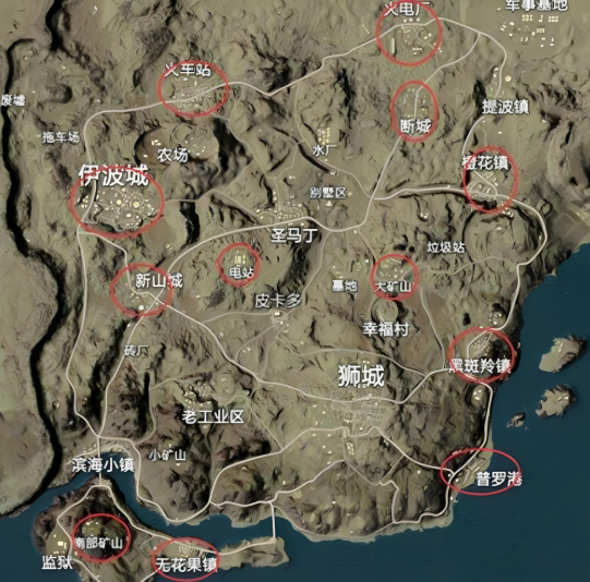 和平精英沙漠地图怎么吃鸡