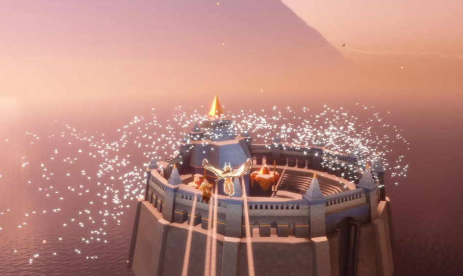 光遇彩虹桥在千鸟城怎么放平