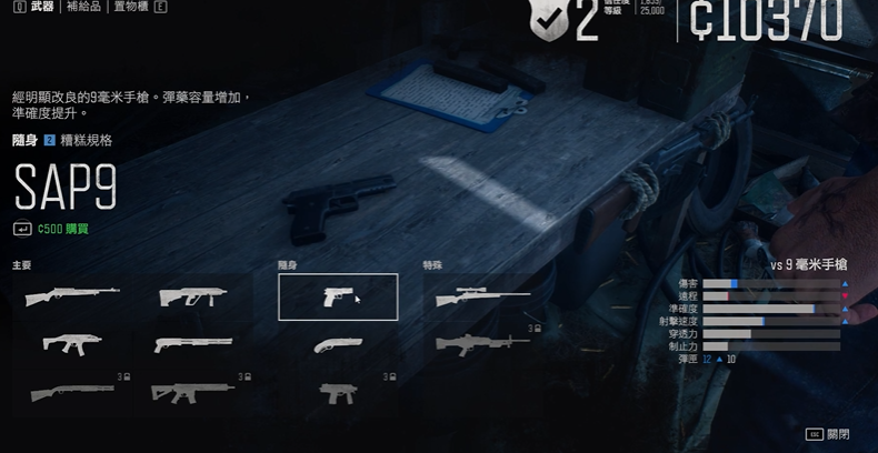 往日不再捡到的武器怎么保存