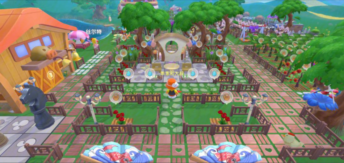 摩尔庄园栅栏怎么摆中间