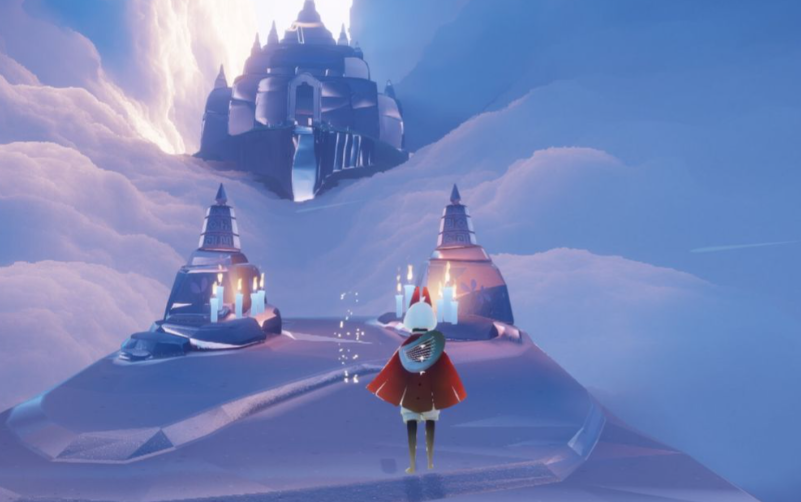 光遇晨岛左边的山洞景点怎么去