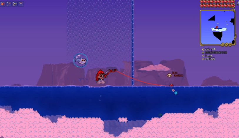 泰拉瑞亚前期去哪里钓鱼好