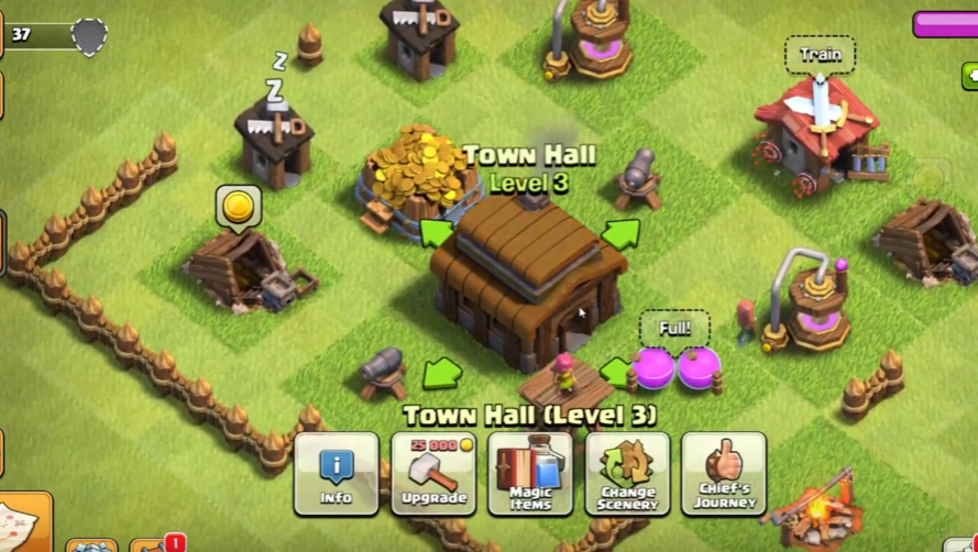 部落冲突怎么升级村落