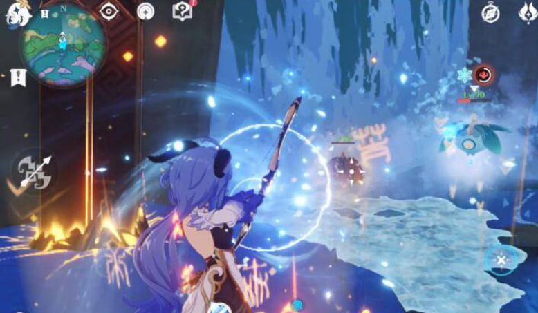原神冰漂浮精灵怎么打