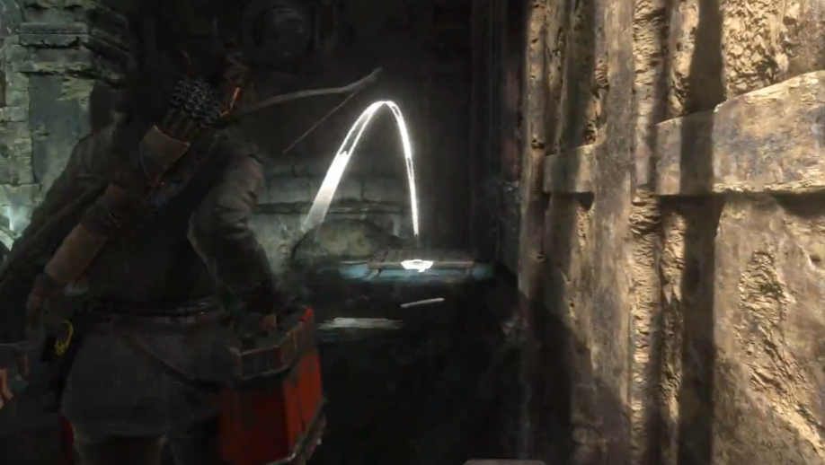 古墓丽影扔油桶那关怎么过