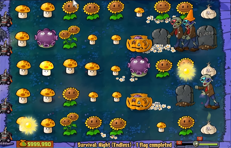 植物大战僵尸黑夜无尽怎么过