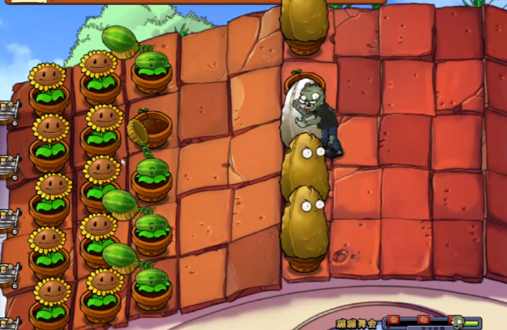 植物大战僵尸蹦蹦舞会怎么打